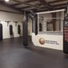 zebra showcase series cage in gym