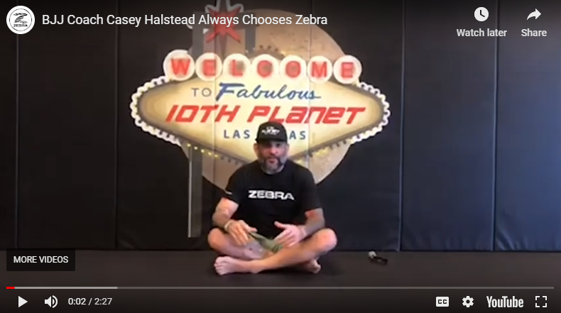 Casey Halstead Tells the World Why He Chose Zebra Mats Over Everything Else