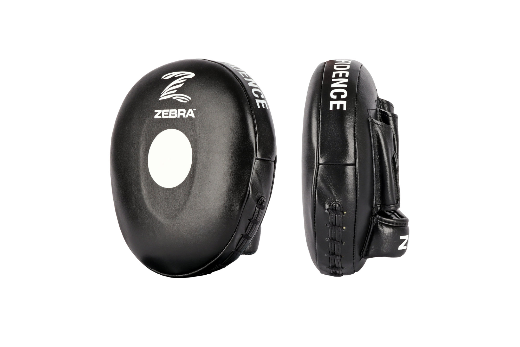 ZEBRA Pro coaching mitts front and side images