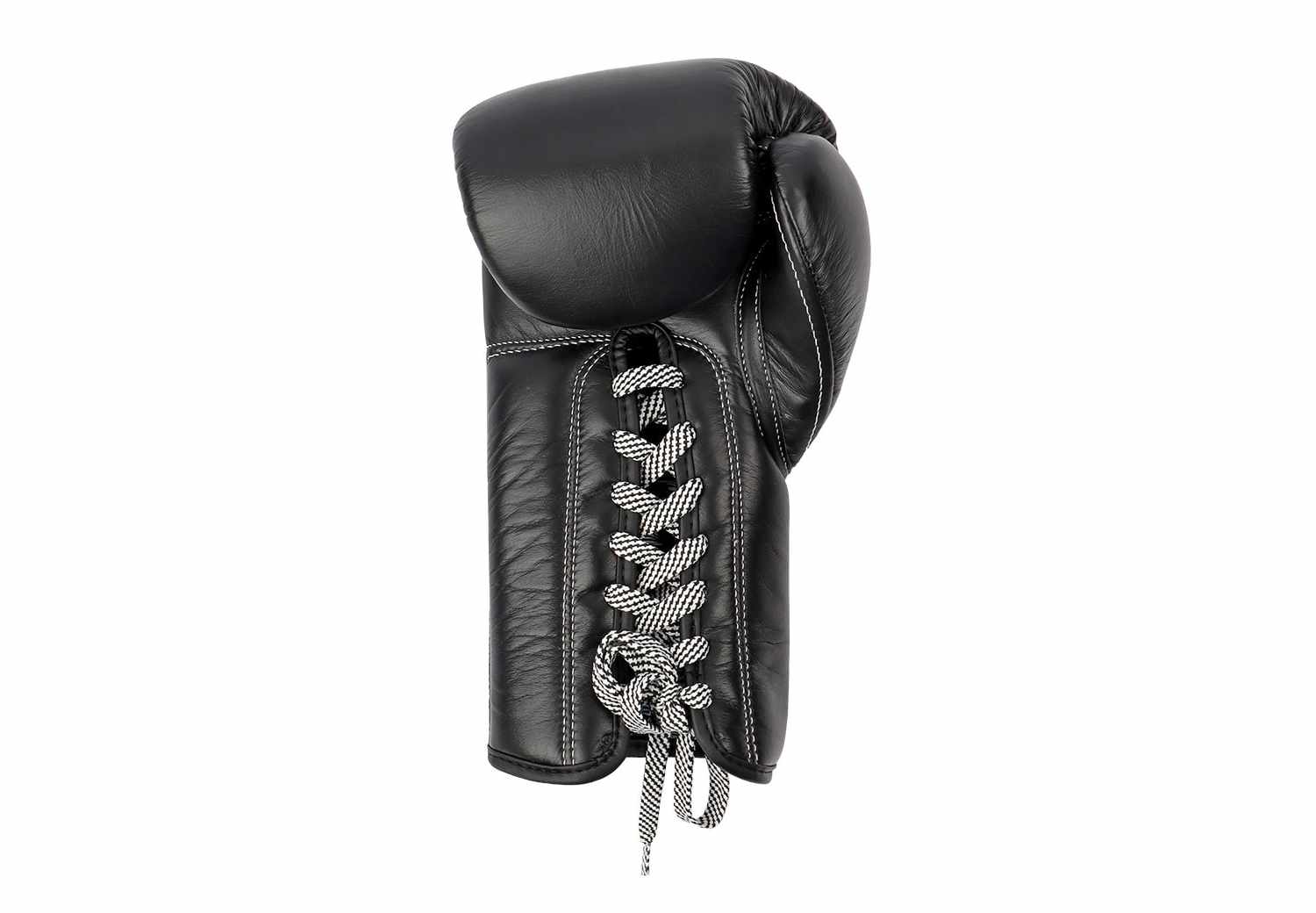 ZEBRA PRO Signature Lace Up Fight Gloves rear view