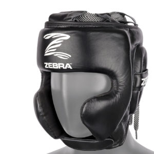 ZEBRA Pro sparring head guard front view