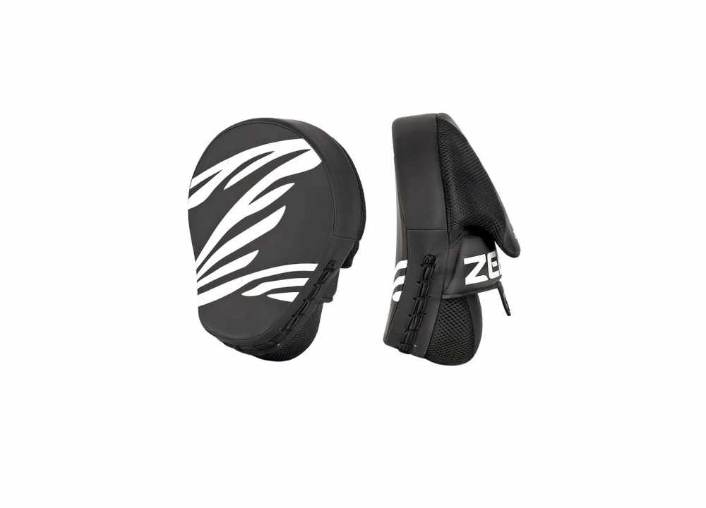 ZEBRA Fitness Coaching Mitts front and side image